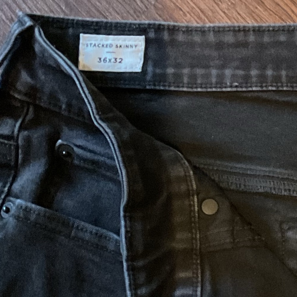 PacSun Black Stacked Skinny Jeans - Picture 2 of 8